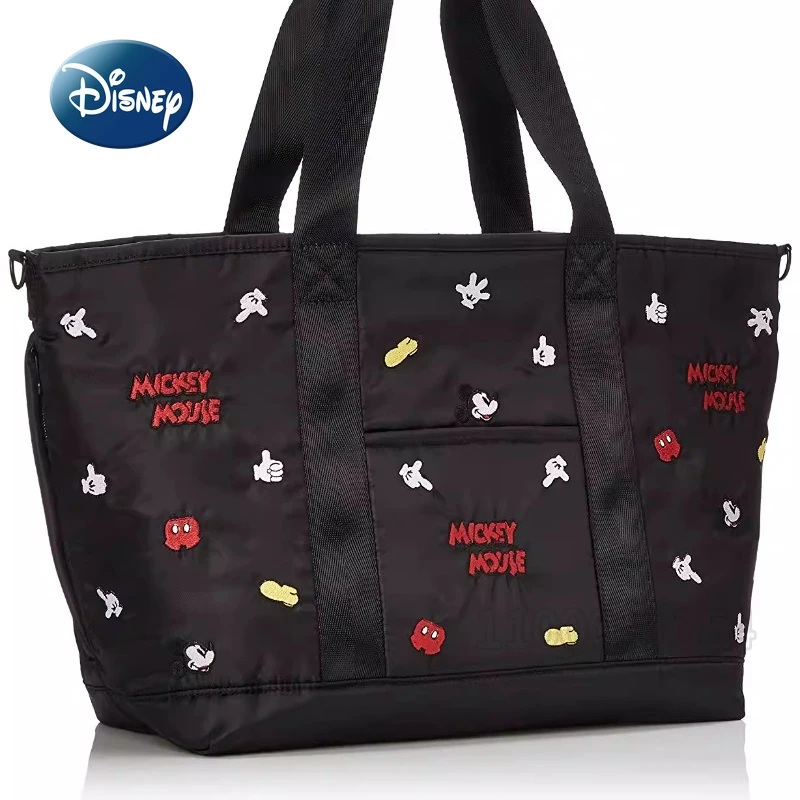 Disney Mickey New Diaper Bag Handbag Luxury Brand Original Baby Diaper Bag Cartoon Large Capacity Diaper Shoulder Messenger Bag