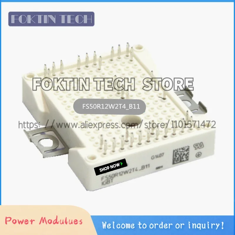 Módulo original novo, FS75R12W2T4, FS75R12W2T4 _ B11, FS50R12W2T4 _ B11, FS50R12W2T4