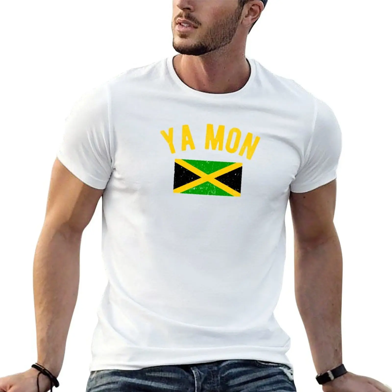 Ya Mon Jamaica Slang Funny Jamaican Phrase T-Shirt summer 2026 cheap stuff shirts graphic tee men