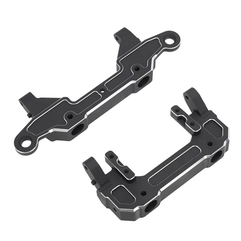 

A63T-1 Set RC Front/Rear Bumper Mount For 1/6 RC Crawler Car Axial SCX6 Jeep JLU Wrangler Parts