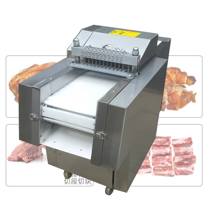 

110V 220V 380V Automatic Dicing Machine For Ribs Chicken Legs Frozen Meat Pig's Trotters Cutting Machine Bone Cutting Machine