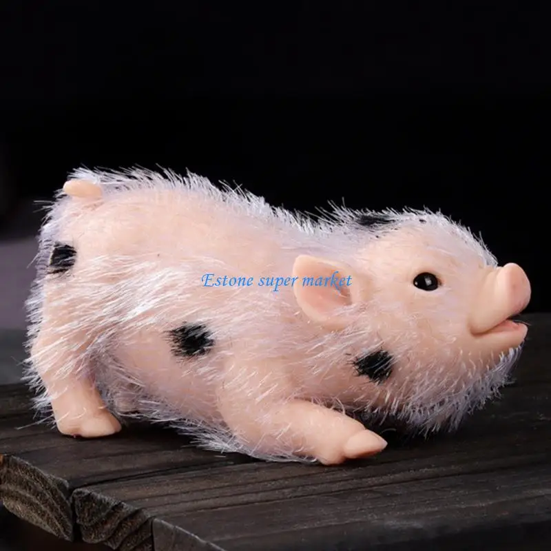 090b Realistyczna silikonowa lalka dla dzieci na życie jak Reborns świnia słodka miękka figurka figurka