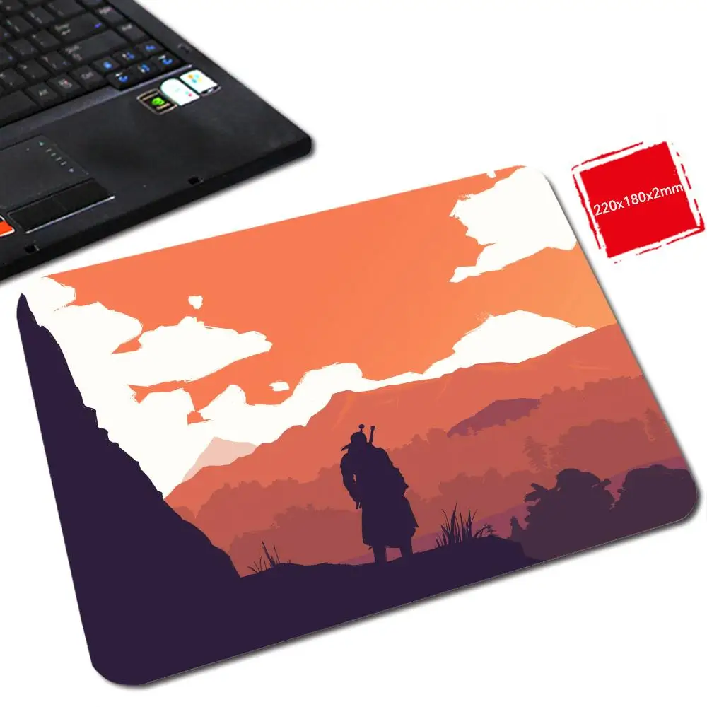 T_the W_witcher 3 Mouse Pad Small Keyboard Mouse Pad Wrist Protector E-Sports Escritorio Accesorios Accessoires Claviers Mauspad