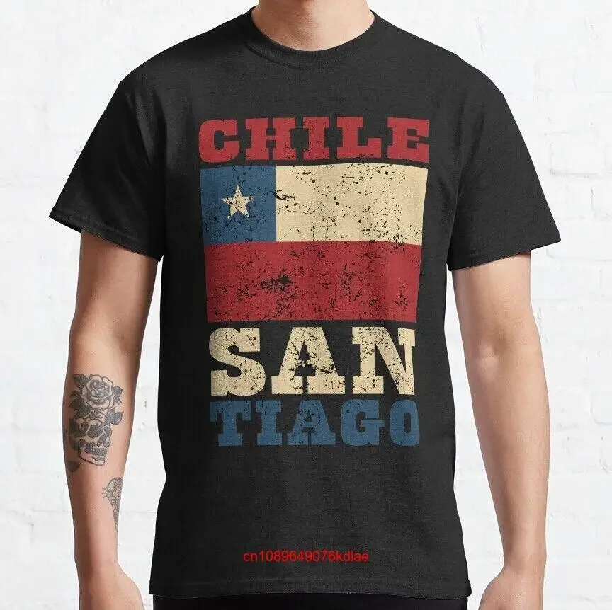 

2025 new model Chile Flag Classic T Shirt Size S 5XL long or short sleeves