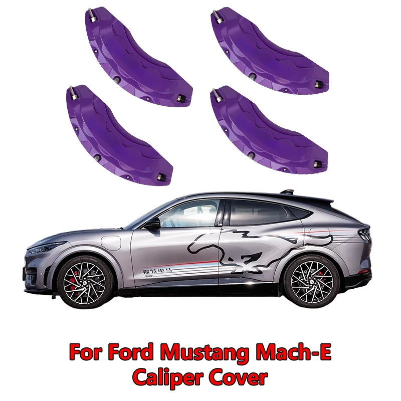 

For Ford Mustang Mach-E Brake Caliper Cover Fit GT Sport Utility California Route 1 First Edition Sport Utility 4-Door 2021-2025