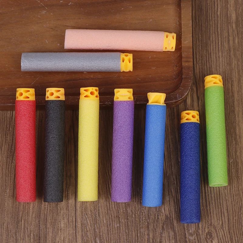 100개 7.2cm 속이 빈 EVA 탄환, 폼 다트 장난감 총용, 소프트 탄환 장난감 총 M416 탄환, 총 액세서리용