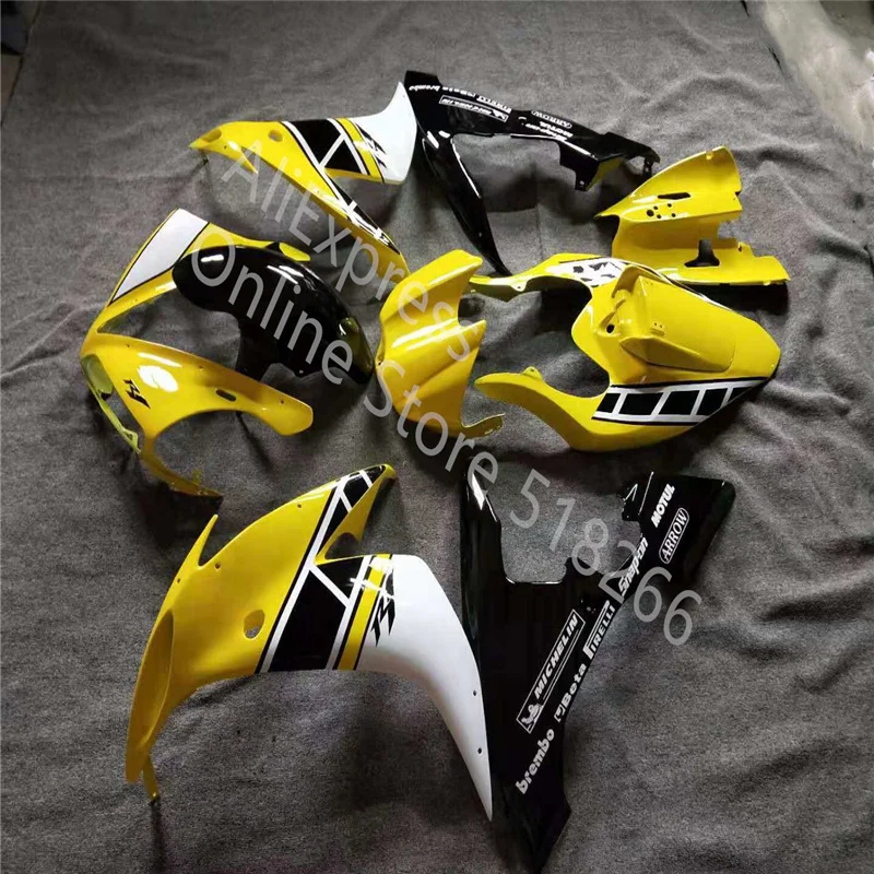 New For Yamaha YZF R1 YZF-R1000 2004-2005 -2006 YZF R104 05 06   yellow black white Fairing Bodywork