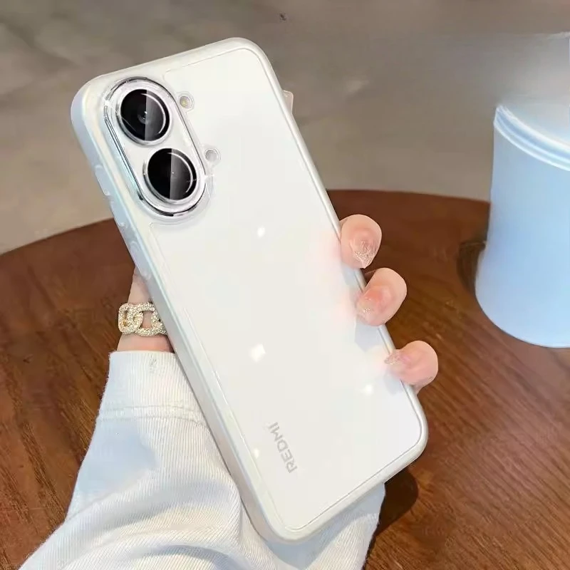 Funda Protectora de TPU Transparente y Simple para POCO X8 Pro Max X7 X6 F8 Ultra F7 M8 Pro M7 Note 15 Pro Plus, Protección de Lente, Antigolpes