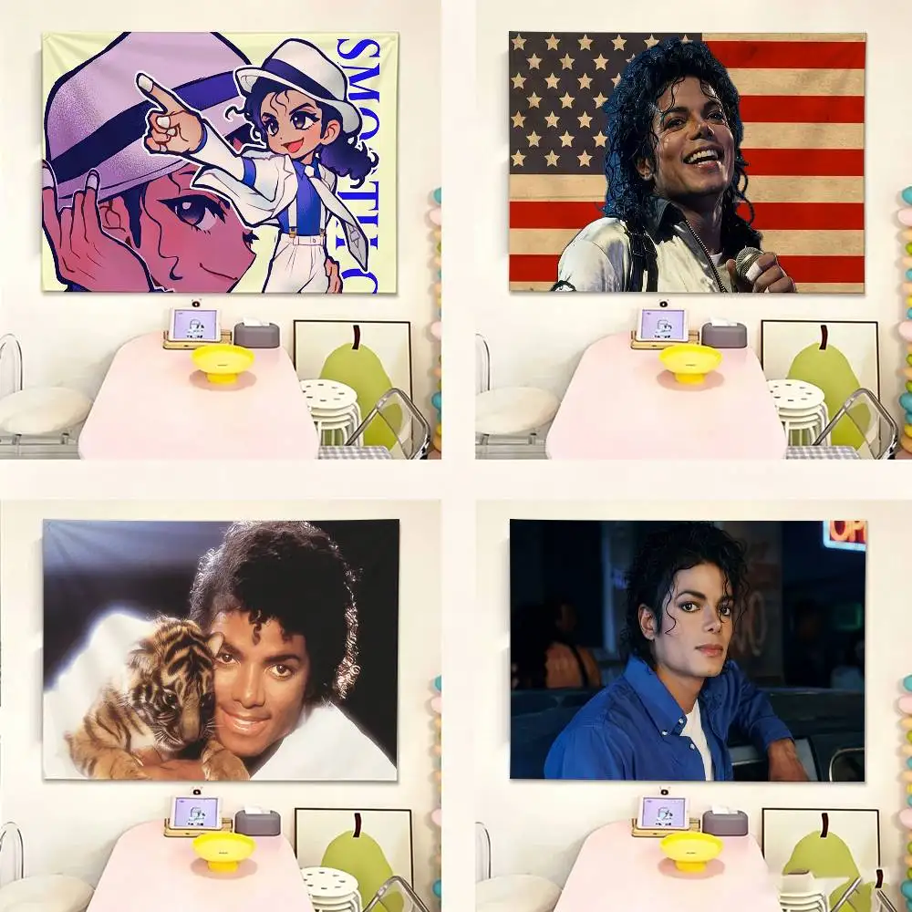 MJ Dance King Michael Jackson   Flags Suitable For Party Club Outdoor Interior Wall Decoration Banner Fans Gift