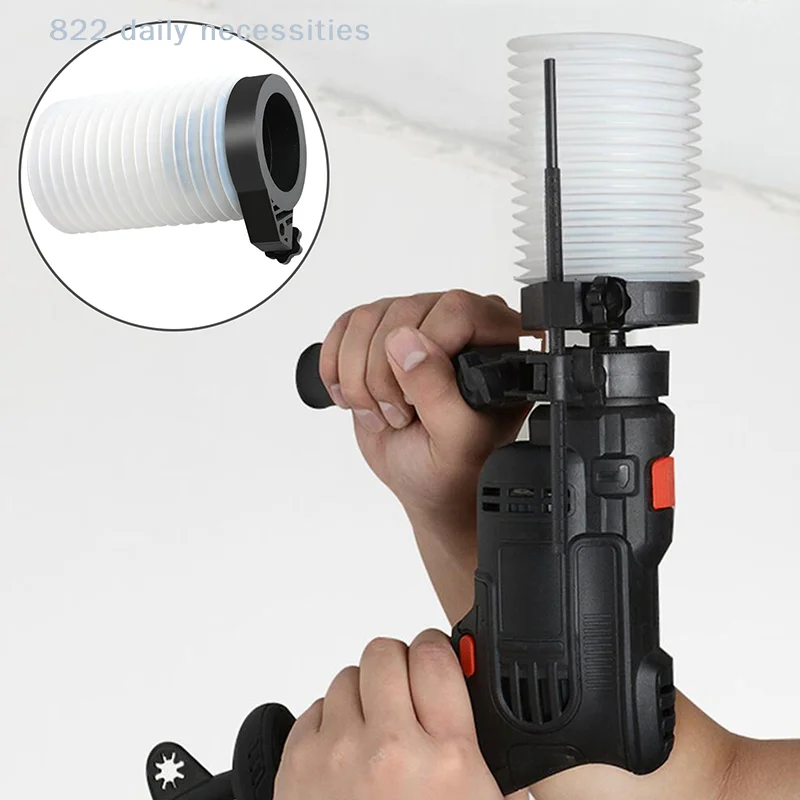 convenient1PC White Rubber Electric Hammer Ash Bowl Collecting Device Tool Impact Drill Dust Collector Cover