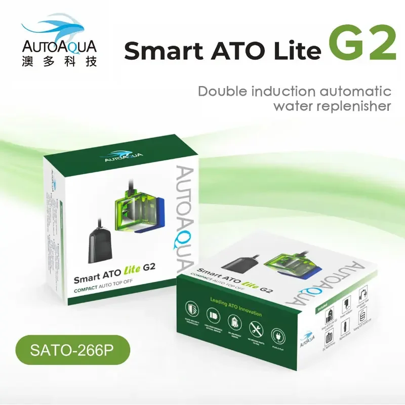 

AutoAQUA Smart ATO Lite G2 SATO-266P Auto Top Off System Water Filler Refiller Level Controller Pump for Aquarium 100-240 V