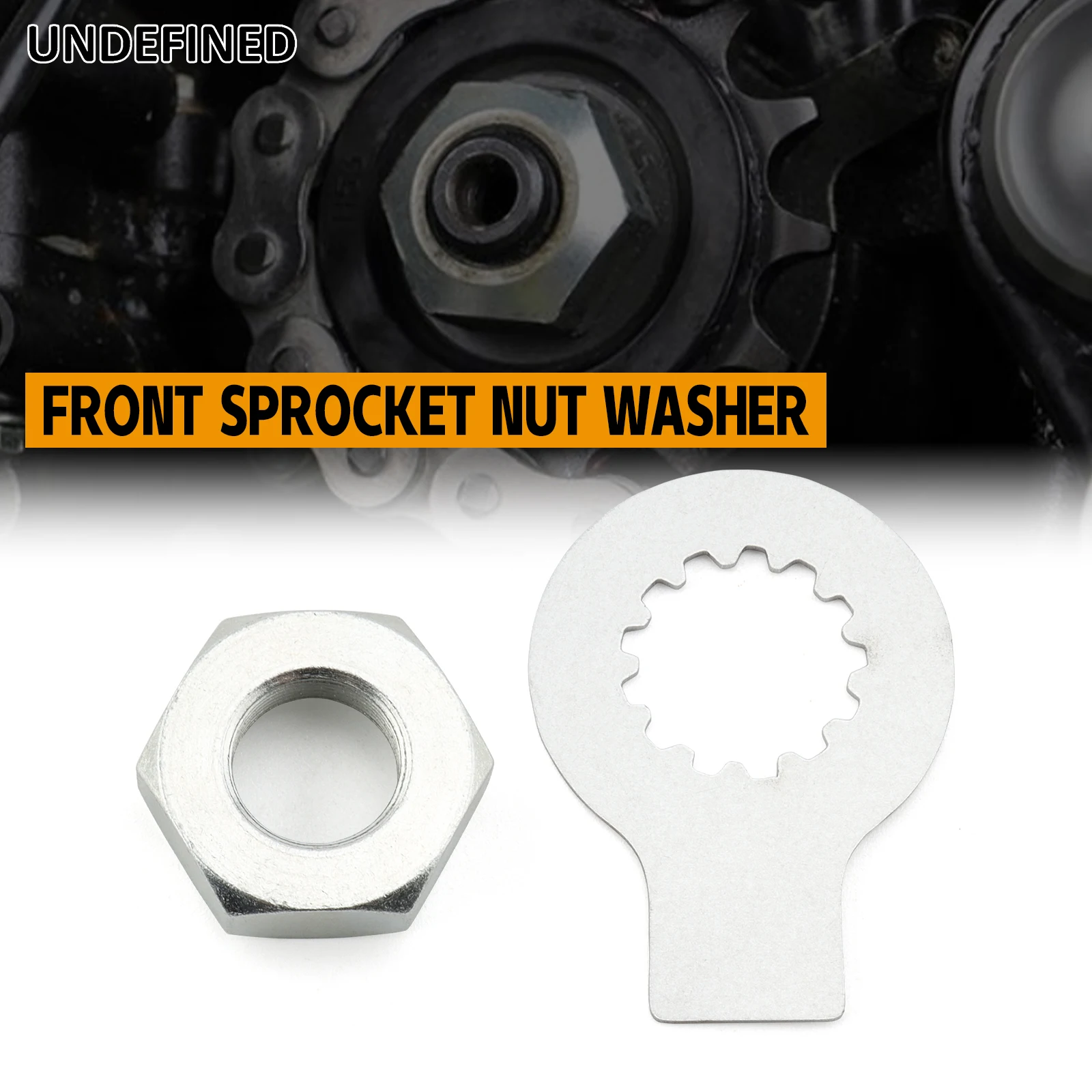 Steel Motorcycle Front Sprocket Nut And Washer Lock Kit Fit For YAMAHA YZF 600 1000 THUNDERACE TDM 850 1993 R6 1999-2006