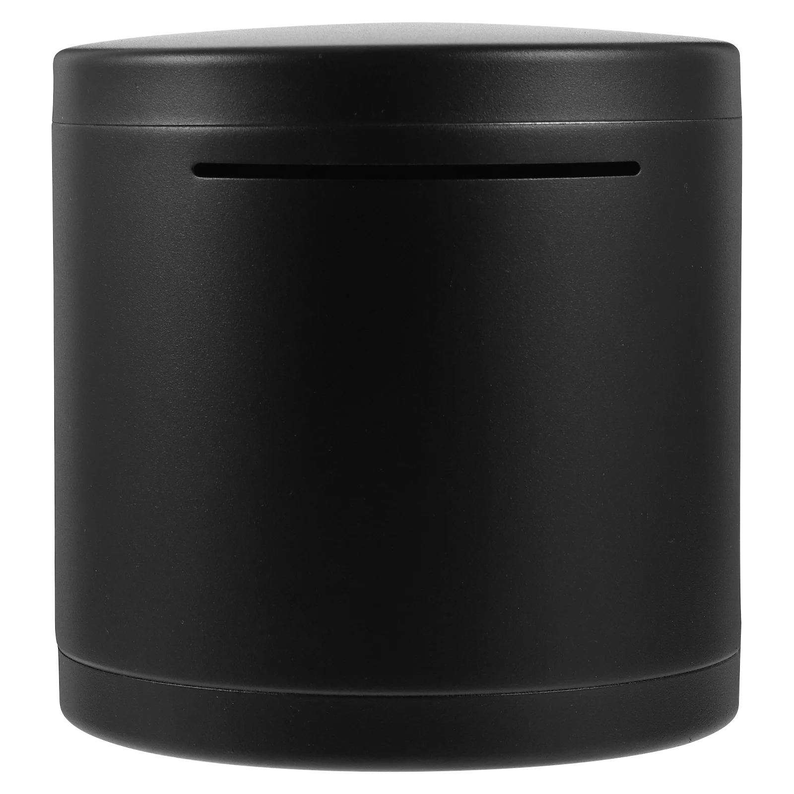 

Stainless Steel Piggy Bank for Adults Round Money Saving Container Heavy Duty Secure Coin Storage Box for Family Home Use