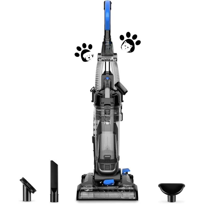 2025 PowerSpeed Bagless Upright Vacuum Cleaner, Pet Turbo, Black