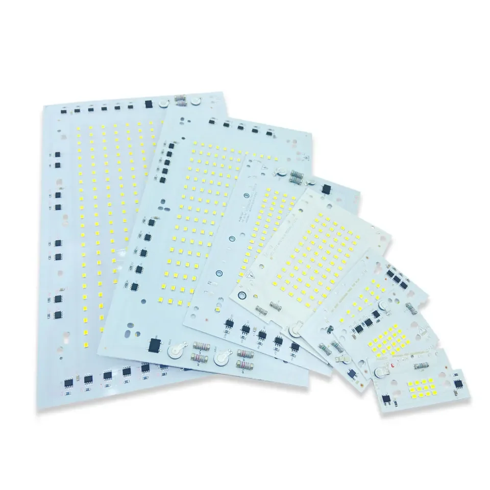 AC220V LED Chips SMD2835 Light Beads 10W 20W 30W 50W 100W 150W 200W 300W LED Board For Outdoor Floodlight Ceiling Panel Light
