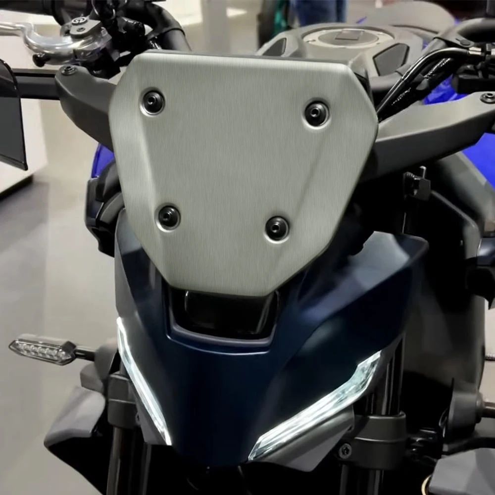 لياماها MT-09 MT09 2024 دراجة نارية الزجاج الأمامي الرياح منحرف الزجاج الأمامي هدية يندبروف درع الألومنيوم الملحقات #3