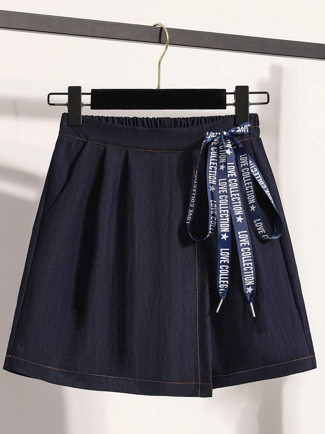 

Женские джинсовые шорты-юбка больших размеров, лето 2026, в корейском стиле, свободного кроя, повседневные, для города