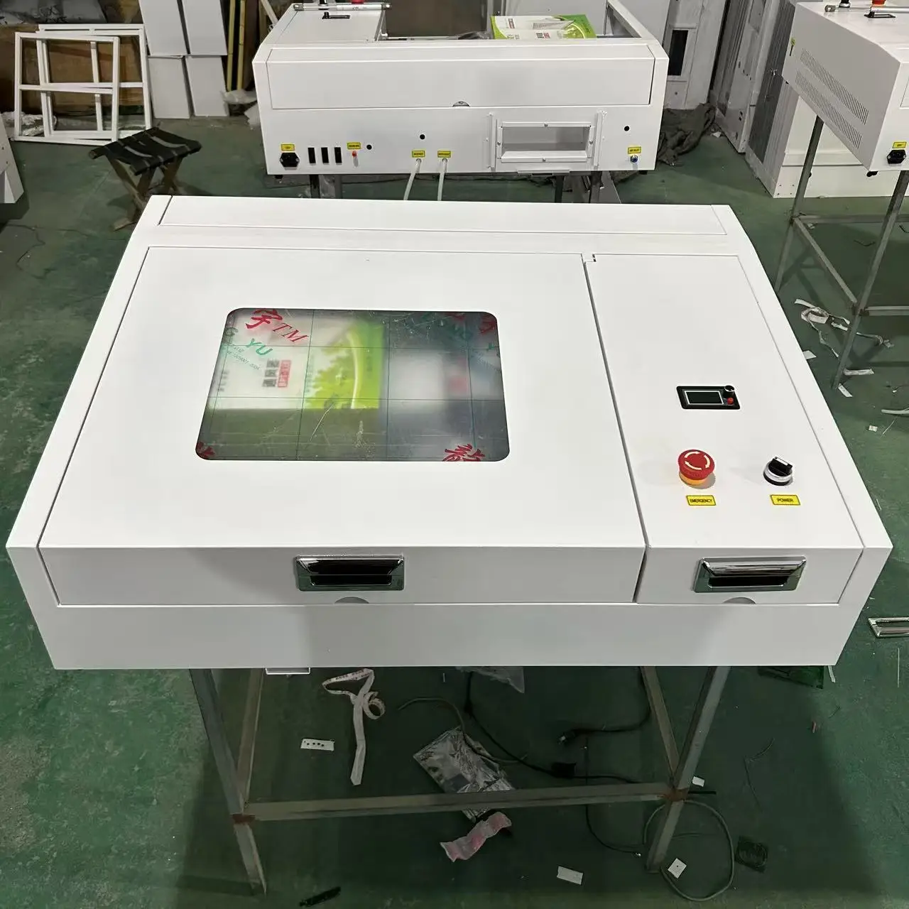 2025年新型CO2 50W 4040レーザー彫刻・切断機、Lightburnソフトウェア 