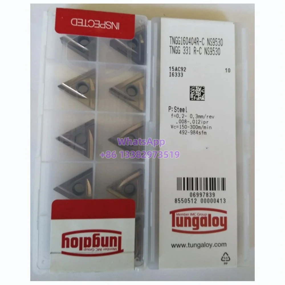 TUNGALOY TNGG160402 TNGG160404 TNGG160408 NS9530 GH110 GH330 TH10 Carbide Insert  TNGG Inserts