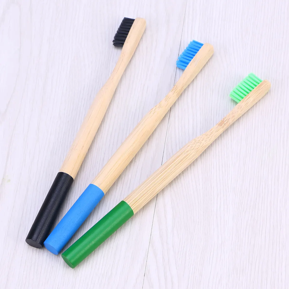 

3Pcs Bamboo Toothbrush Soft Bristles Biodegradable Handle Compostable Oral Care Toothbrush for Removal