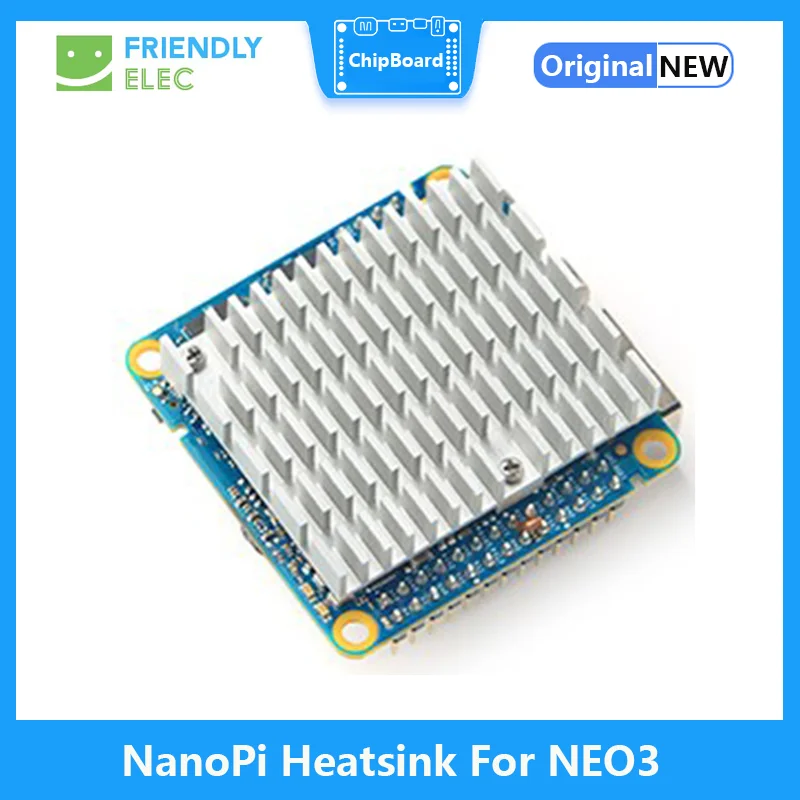 Dissipador amigável NanoPi NEO3, Shell plástico, RK3328, placa do desenvolvimento