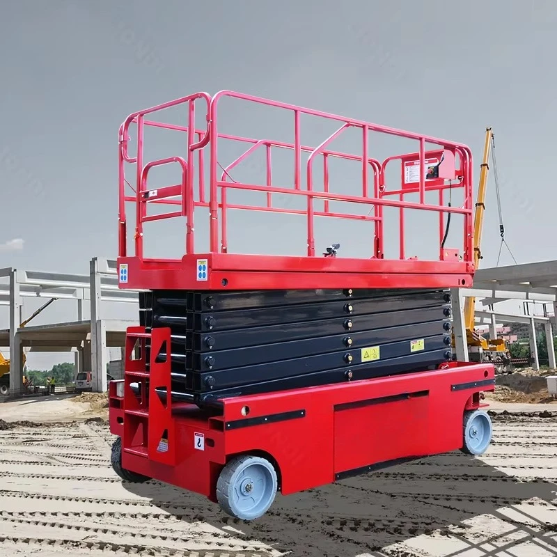 High Quality Efficient Lifting and Lowering  Mobile Hydraulic Lifting Platform 6-14m Lifting Platform