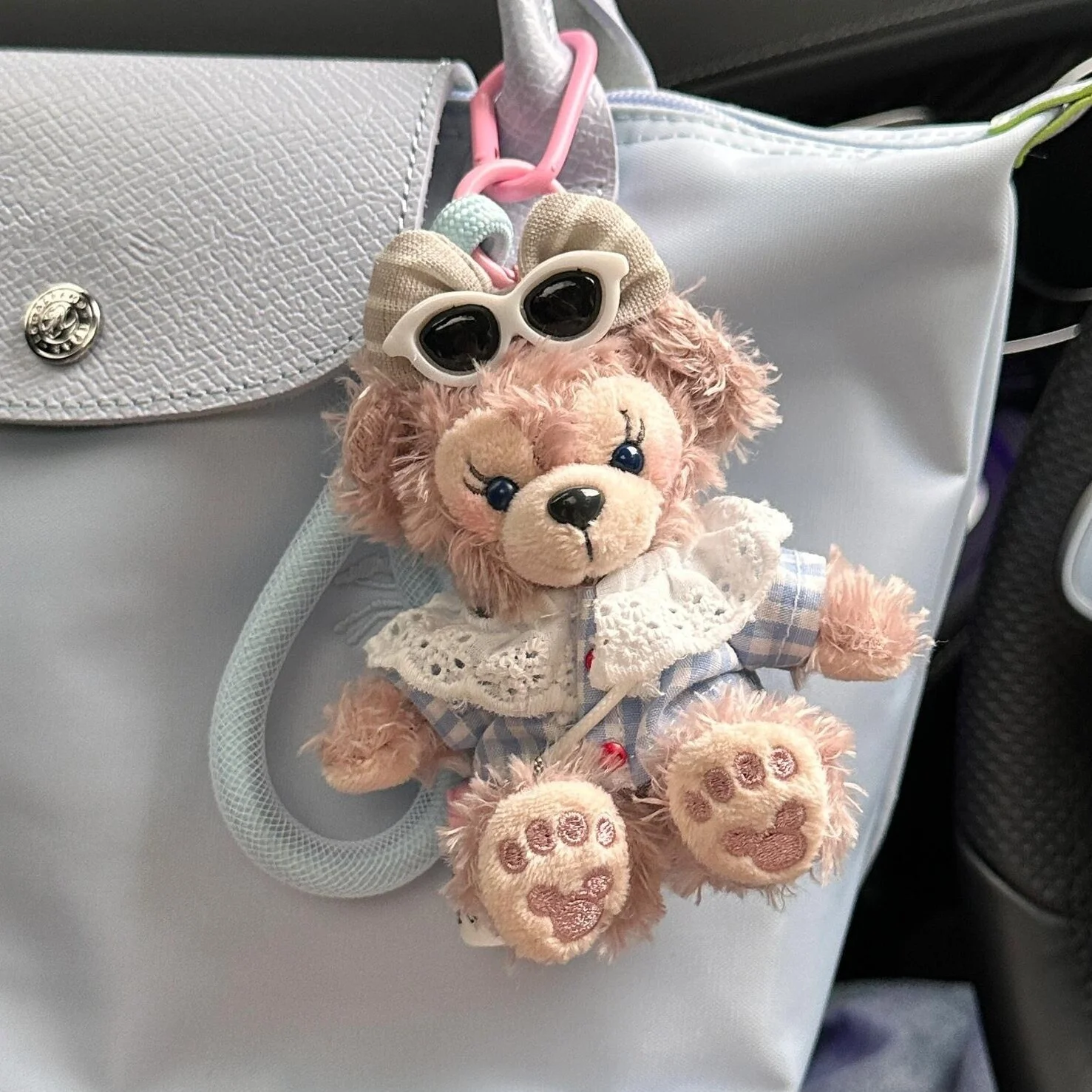 Disney Duffy Doll Kawaii Cute Anime Toy Sweet Girl Bag Pendant Accessories Student Backpack Cartoon Decoration Fun Gift Toy