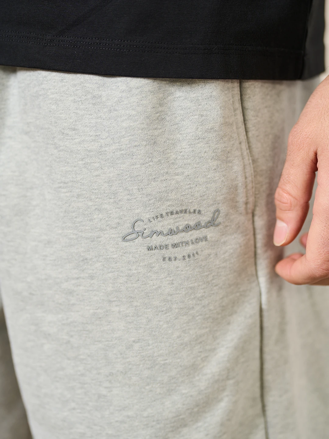 Simwood-カジュアルなジョギングショーツ,大きなサイズの服400g,引きひも付きのアスレチックウェア,トレーニングとジムに最適,夏のノベルティ2022