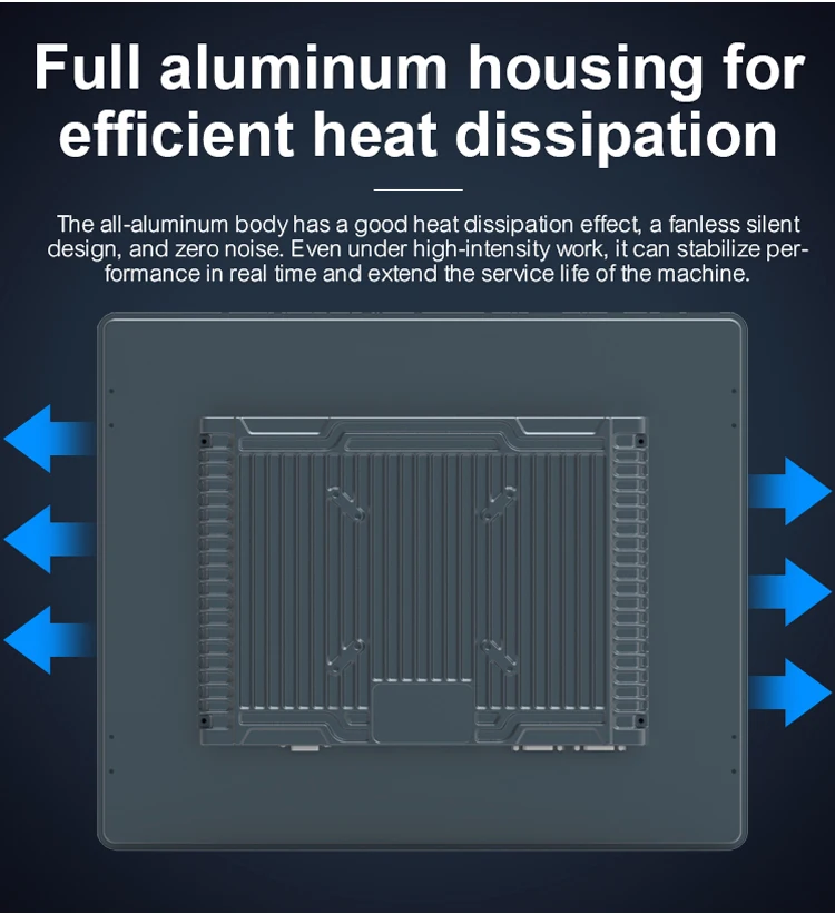 PC Industrial todo en uno HMI resistente al agua IP65 RK3568 2 + 32gb Android12/Linux/Intel I5 Win-dows 10 12,1 17 PC con Panel táctil de 19 pulgadas