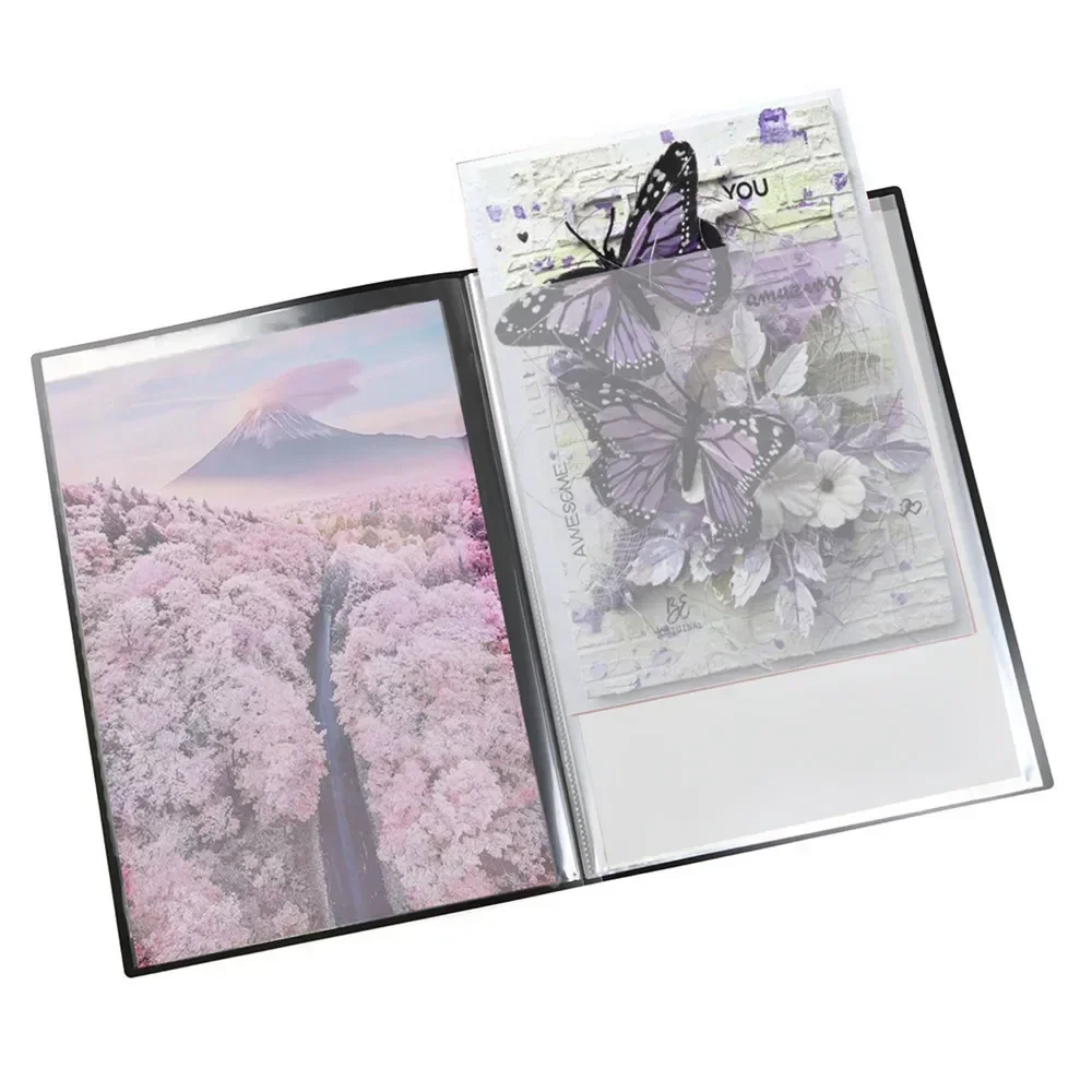

Diamond Painting Cross Binder Storage Presentation Book 20 Pages Poster Photo Album Puzzles Storage Book 50x70cm