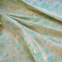 Relief Butterfly Gold Silk Jacquard Decorative Fabric Antique Style Dress Vest Diy Sewing Fabric