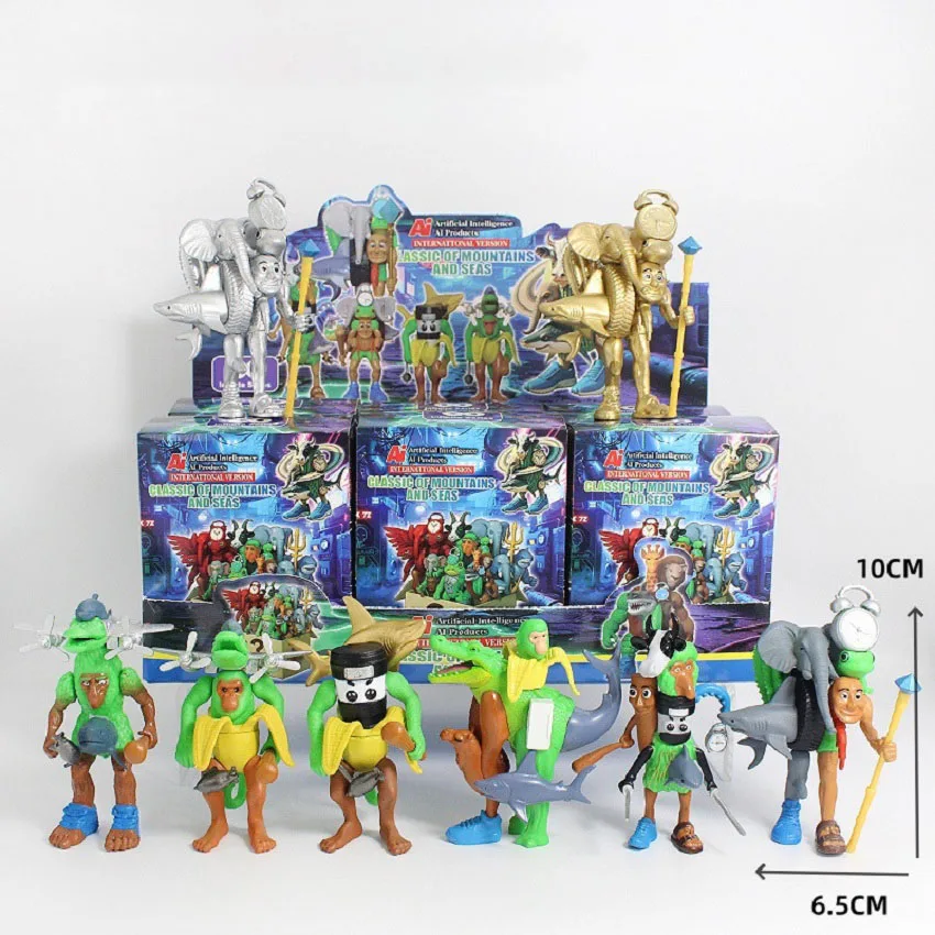 

Tung Tung Tung Sahur Blind Box Figuras Brainrot Wooden Stick Creative Desktop Decoration Peripheral Collection Funny Doll Toy