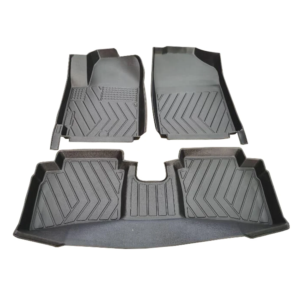 Muchkey Fully Surrounded Foot Pad For Kia Rio 2022 Car Waterproof Non Slip Floor Mat TPE Car Accessories