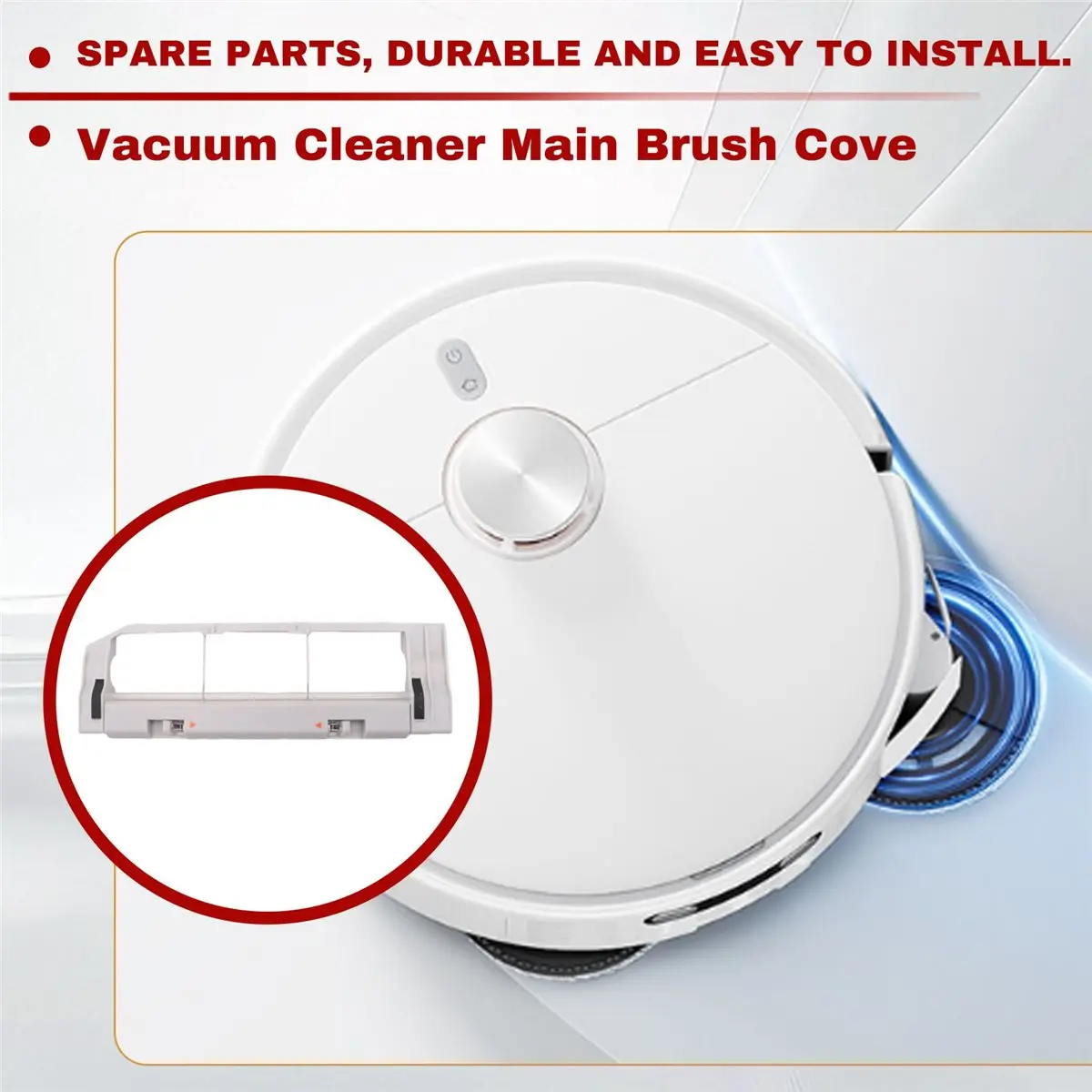 

(A25M) Spare Main Brush Cover for Xiaomi 1/1S and Roborock S4 S5 Max S50 S51 S55 S6 MaxV Pure E2 E3 E4 Robot Vacuum Cleaner