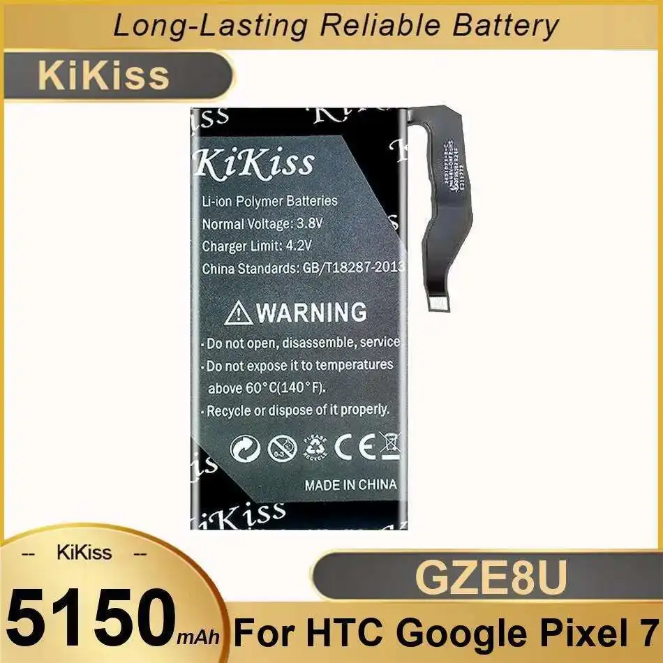

High Compatibility GZE8U For Htc Google Pixel 7 5150Mah Capacity Mobile Phone Battery