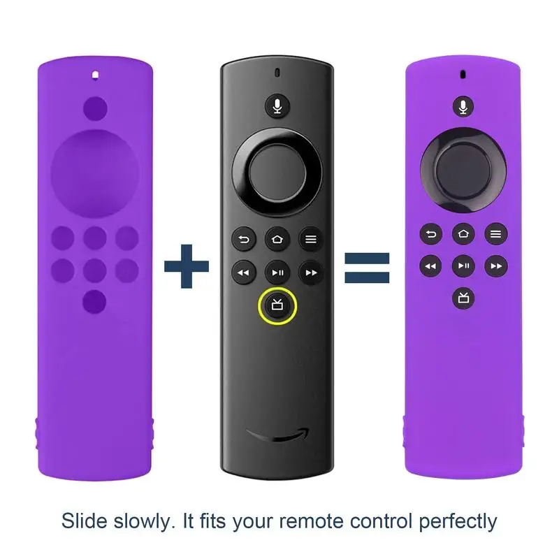Remote Control Cover For AmazonFire TV Stick Lite | Soft Silicone Case Drop-resistant Polka-dot Non Slip Protective Cover