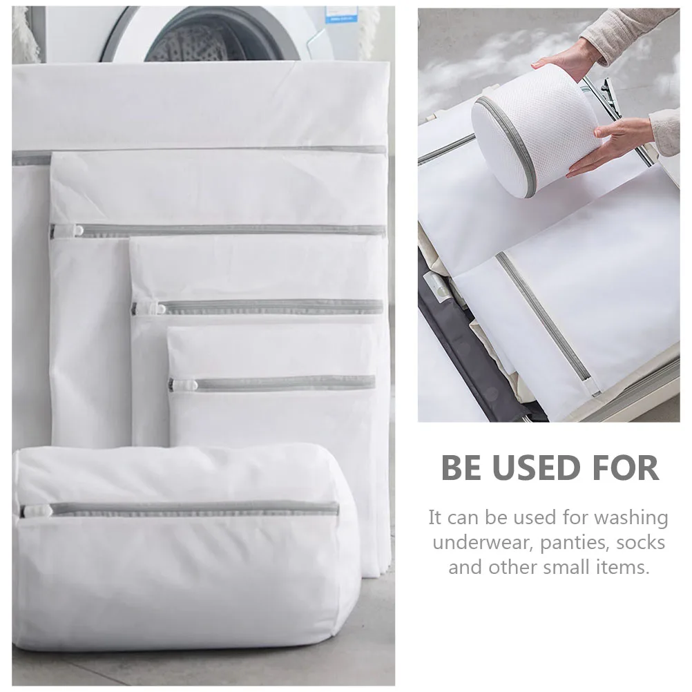 

6 Pcs Laundry Bag Set Mesh for Baby Hanging Heavy Duty Wash Net Washing Washer Bags Clothes Travel
