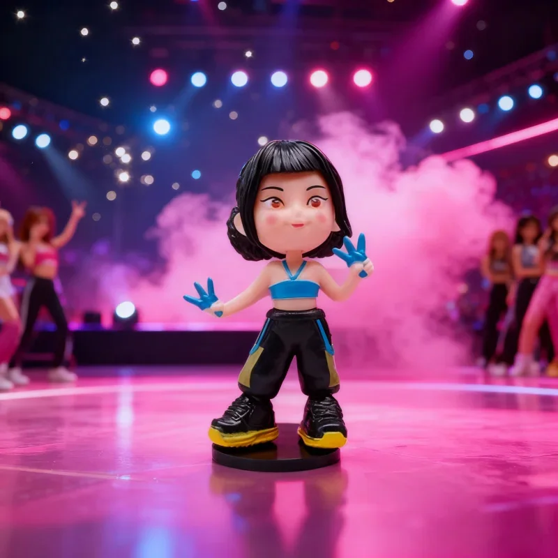 Kpop شيطان الصيادين أنيمي الشكل اللعب لطيف بولي كلوريد الفينيل المنقولة المفاصل عمل نموذج لجسم دمى الاطفال عيد ميلاد الديكور لعبة الهدايا