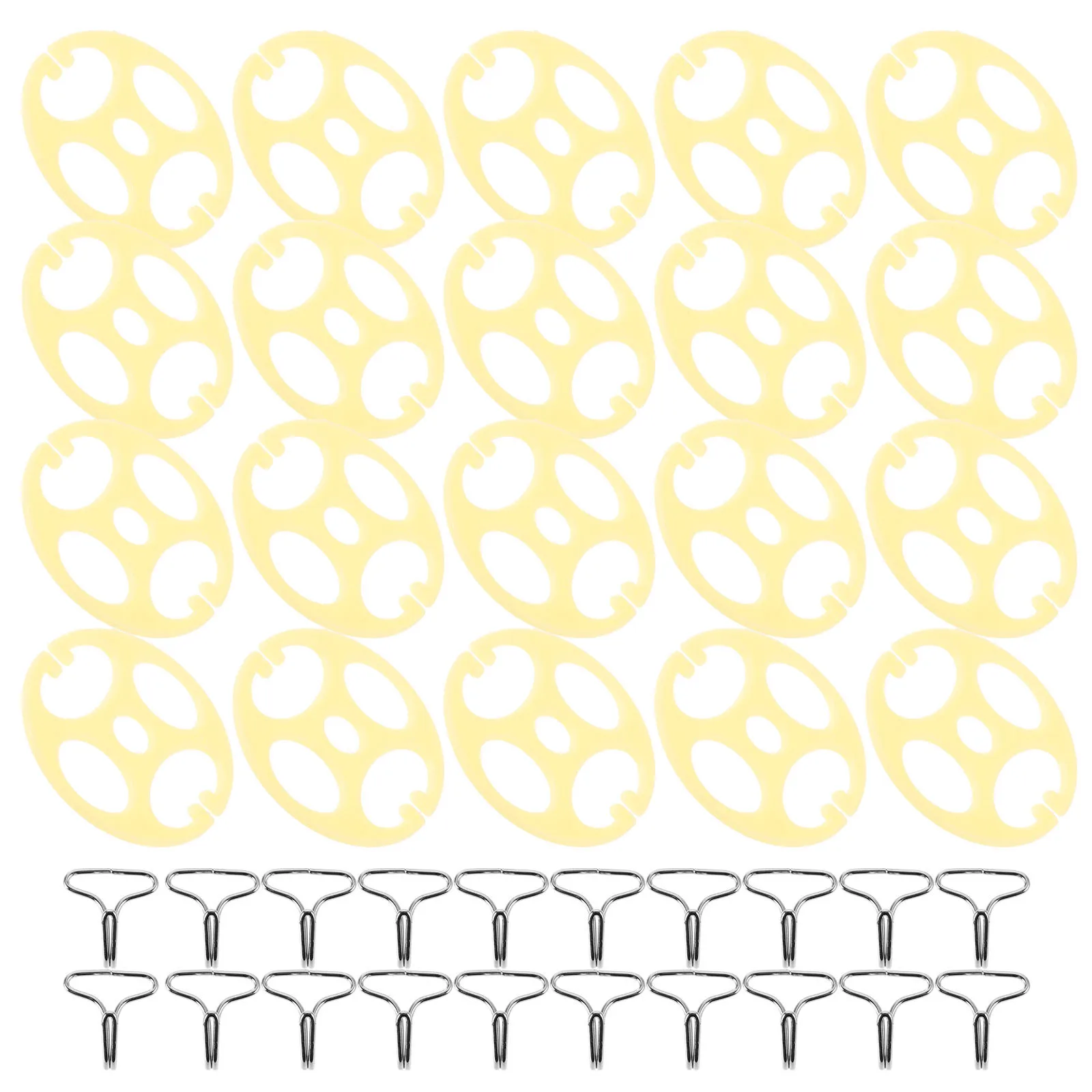 

20Sets Universal Seat Cover Buckle Clips Metal Hooks Seat Cover Accessories Kit Secure Fastening Anti-Escape Installation Tools