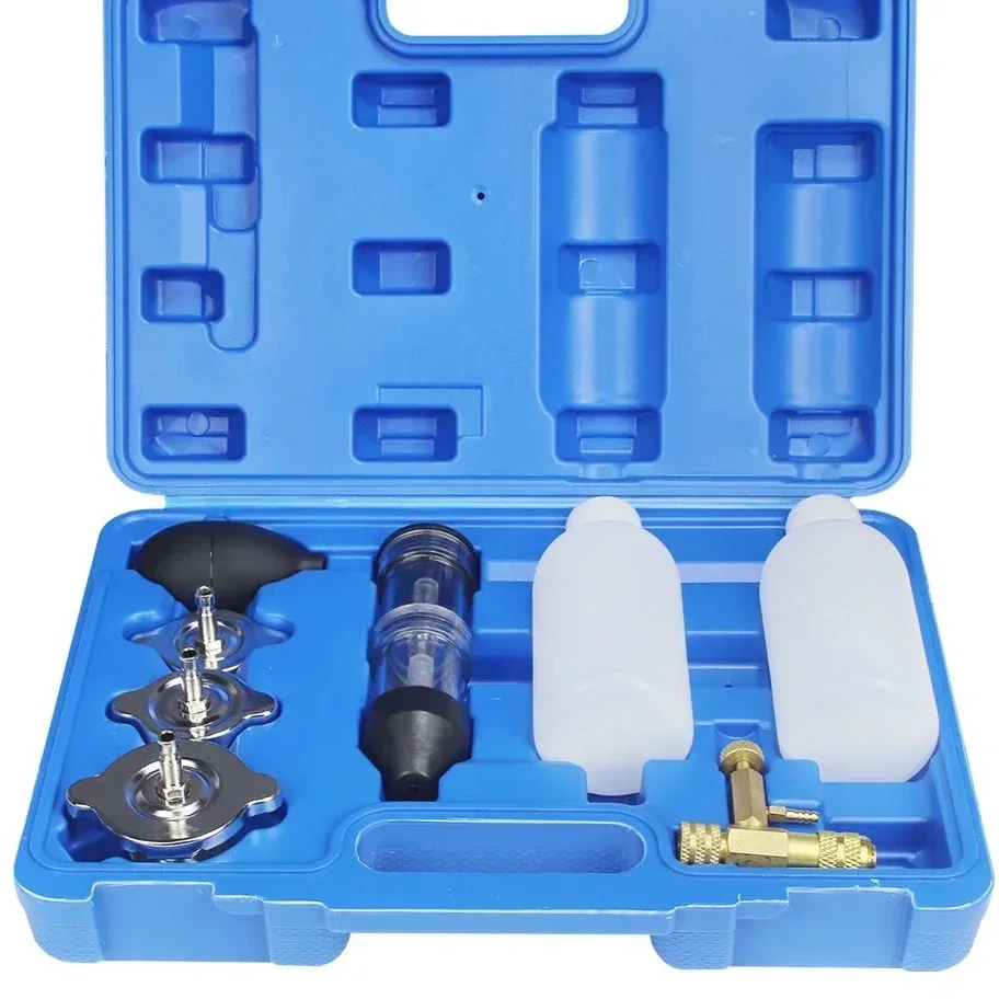 Combustion Leak Tester Kit CO2 Leak Detector for Cars Trucks Road Tractors Excavators Head Gasket Tester Kit