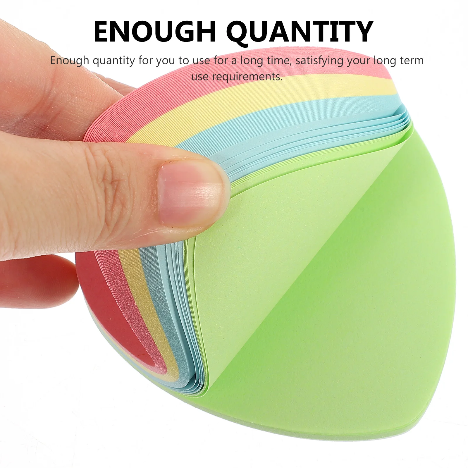 

10 Sets Self-Adhesive Memo Stickers Fine Workmanship Tearable Paper Note Stickers For Office Use Compact Portable