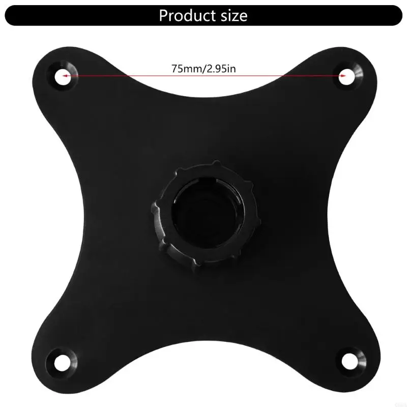 모니터 브래킷 플레이트 지원 17mm 볼 헤드 벽 마운트 암 마운트 스탠드 교체