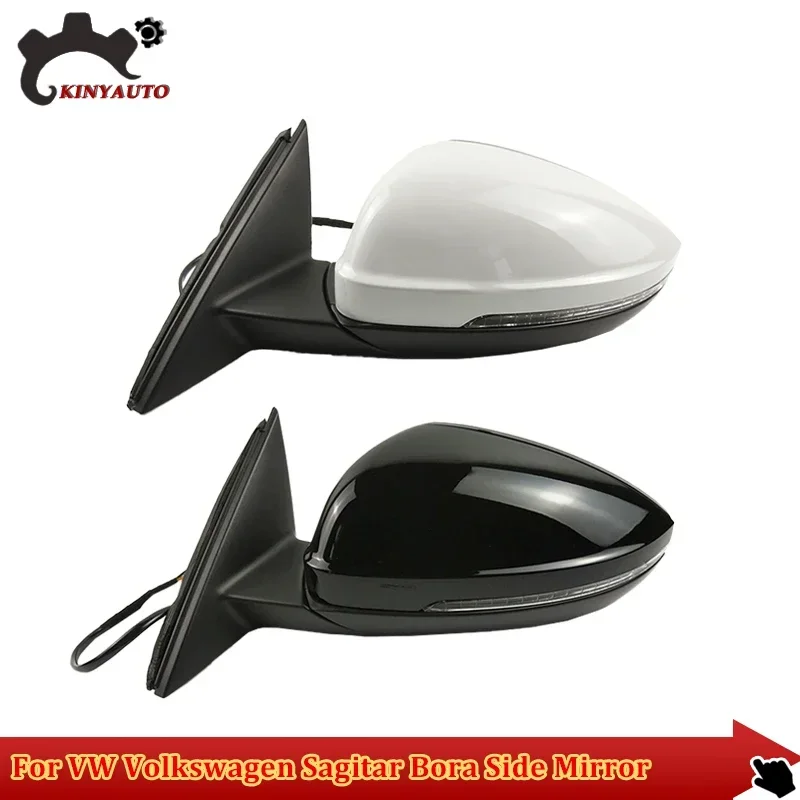 For VW Volkswagen Sagitar Bora 19-23 Side Mirror External Rearview Mirror Assembly Lens Shell Lower Shell Frame Cover