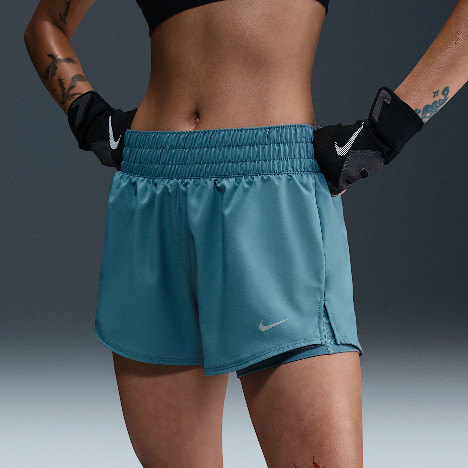 Nike genuine Dri-FIT Women's Running Training Breathable Shorts DX6013-006