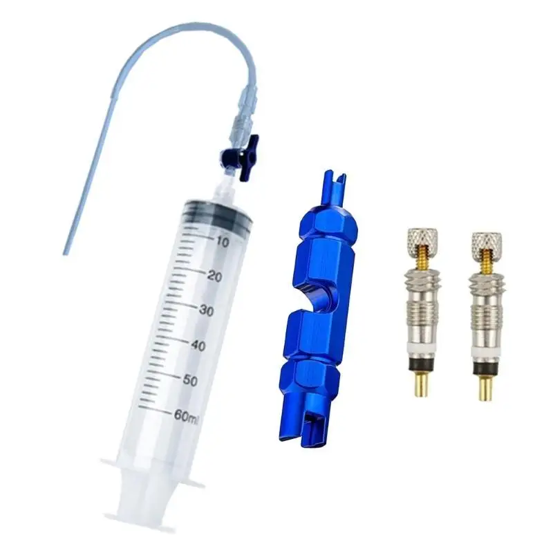 R6FE Durable Remover with Ends Valves Cores Removal Tool for French & American Valves