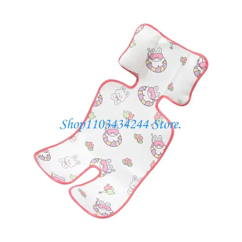 

G2TC Baby Pram Cushion Toddlers Pushchair Liner Summer Cooling Pad for Baby Pram Carriage Breathable Cushion