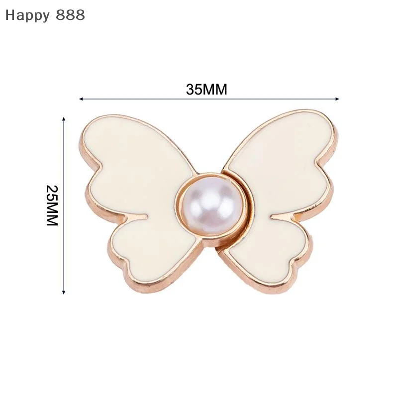 1 шт., джинсовая пуговица с бабочкой на талии, многоразовые инструменты для приготовления одежды, пуговицы для шитья не требуется, украшение для брюк