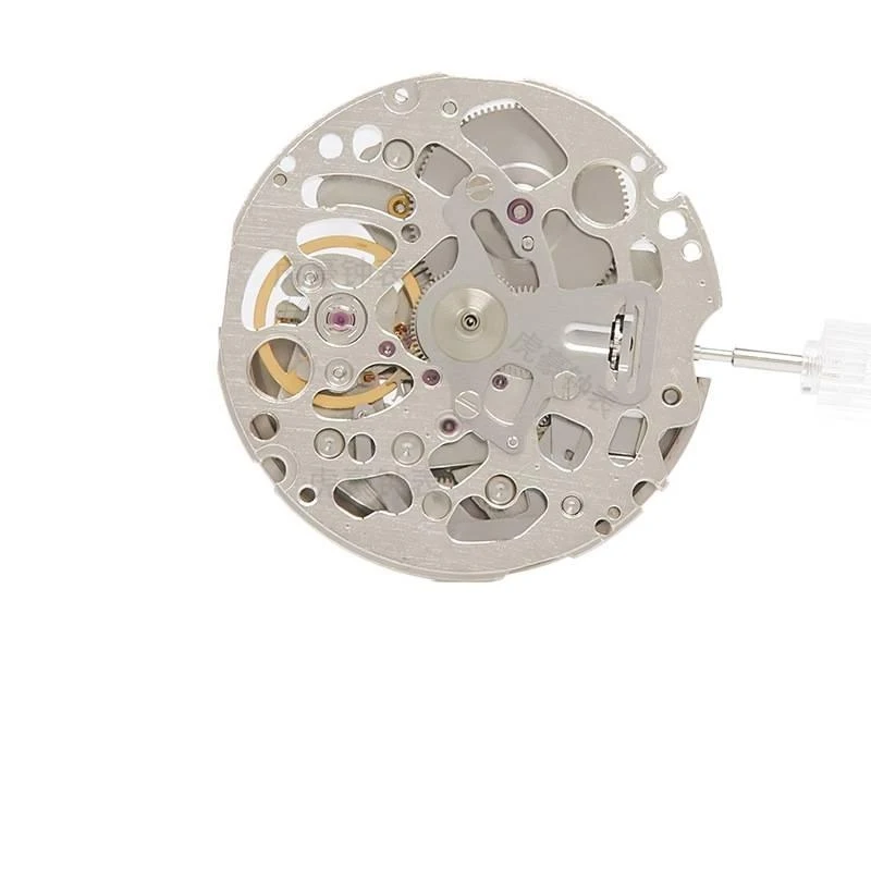 High-end Japan Genuine 24 Jewels NH70 NH70A Mechanical Movement Skeleton Mechanism Modification Automatic Watch Replace Movement