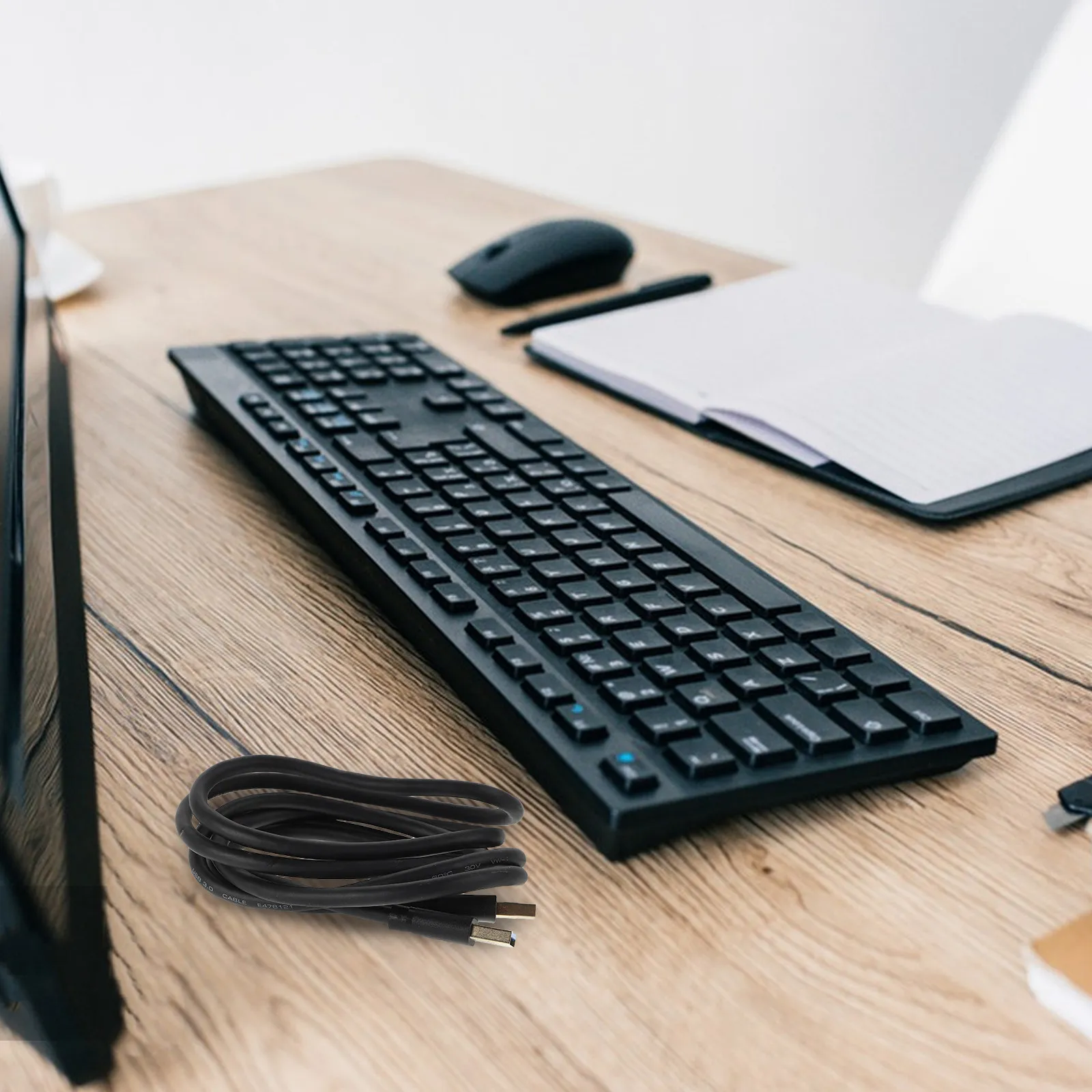 Double Ended USB-A Male to Male Data Cable, High-Speed Sync & Charging Cable for Laptop, HDD Enclosure, DVD Player