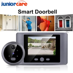 Doorbell Peephole 2.8' LCD Screen Automatic Capture Recording PIR Motion Eye Electronic Night Version Door Camera Viewer Bell